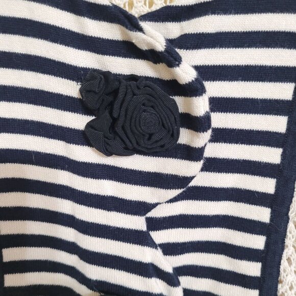 Lia Molly Anthropologie  Womens Open Knit‎ Striped Cardigan S Boho Cottagecore - Picture 5 of 10